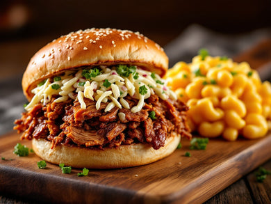 Pulled Pork Sandwich w/Mac & Cheese